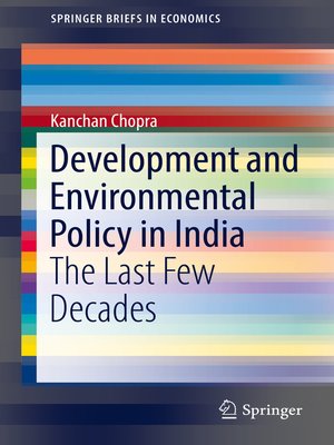 cover image of Development and Environmental Policy in India